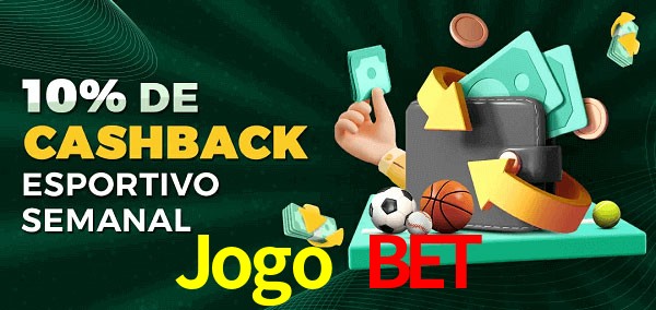 10% de bônus de cashback na Jogo Bet